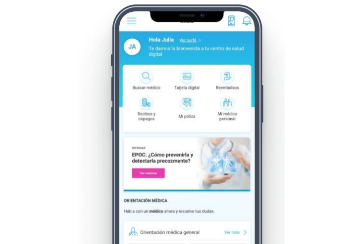 App de salud de Adeslas